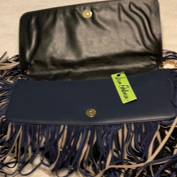 Sam Edelman fringe bag with chin strap - Picture 5 of 7